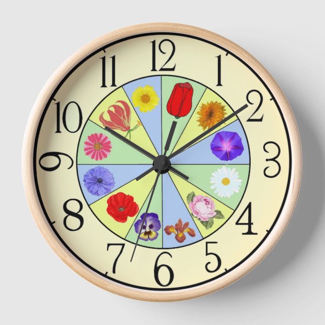 Flowers Clock (Front)