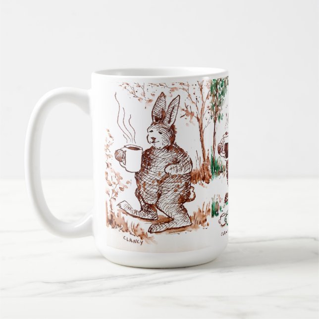 Flowers Coffee Hugs mug (Left)