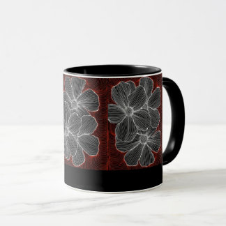 flowers coffee mug
