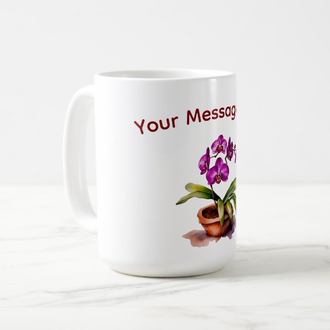 Flowers  coffee mug (Front Left)