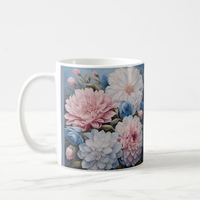 Flowers Coffee Mug (Left)