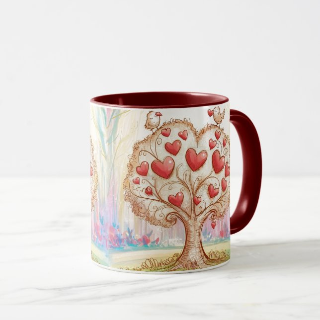 flowers coffee mug (Front Right)