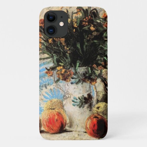 Flowers Coffeepot and Fruit by Vincent van Gogh iPhone 11 Case