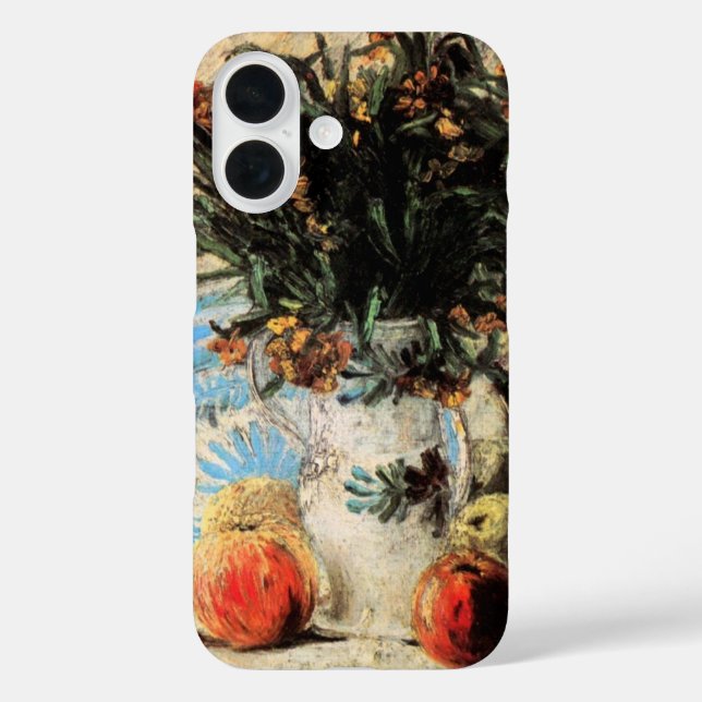 Flowers, Coffeepot and Fruit by Vincent van Gogh Case-Mate iPhone Case (Back)