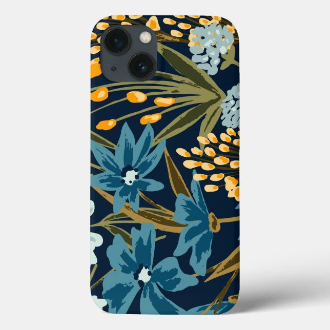 Flowers Colorful Watercolor Trendy      Case-Mate iPhone Case (Back)