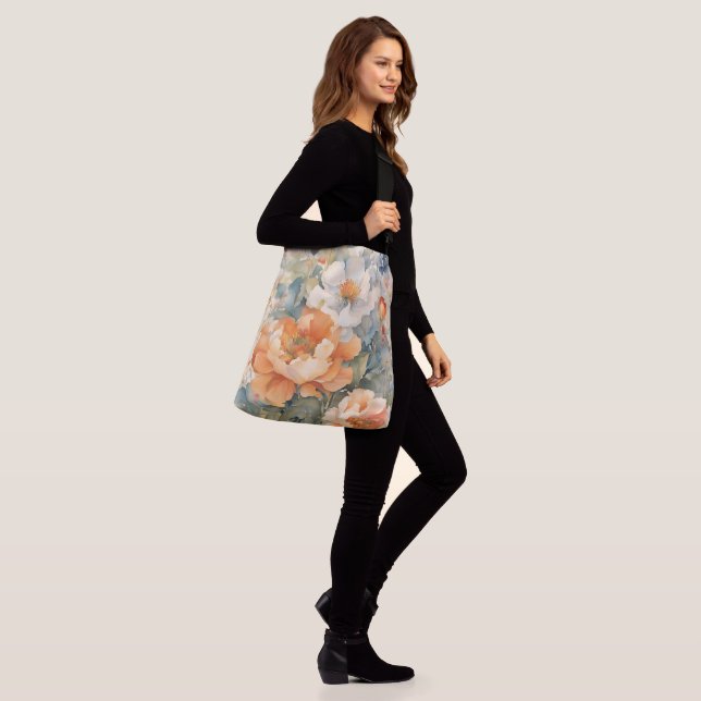 Flowers Crossbody Bag (On Model)