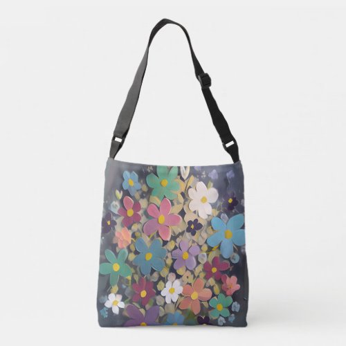 Flowers Crossbody Bag