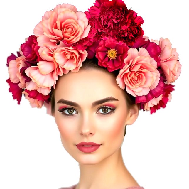 Flowers Crown Custom photo Acrylic Print (Creator Uploaded)