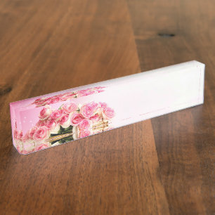 Flowers Custom Desk Destiny Destiny'S Namep Desk N Name Plate