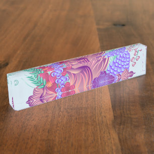 Flowers Custom Desk Destiny Destiny'S Namep Desk N Name Plate