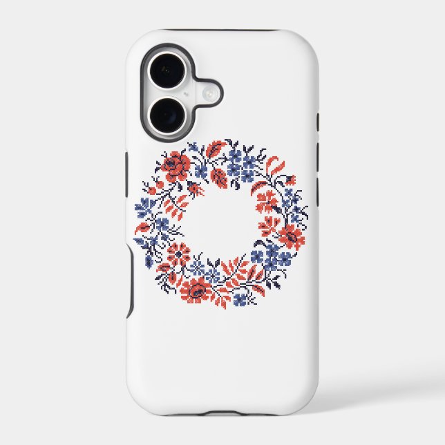 Flowers cycle iphone case (Back)