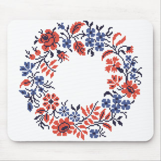 Flowers cycle mouse pad