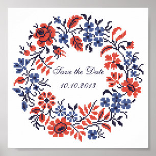 Flowers cycle poster