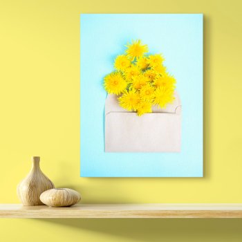 Flowers | Dandelions In Envelope Canvas Print by intothewild at Zazzle