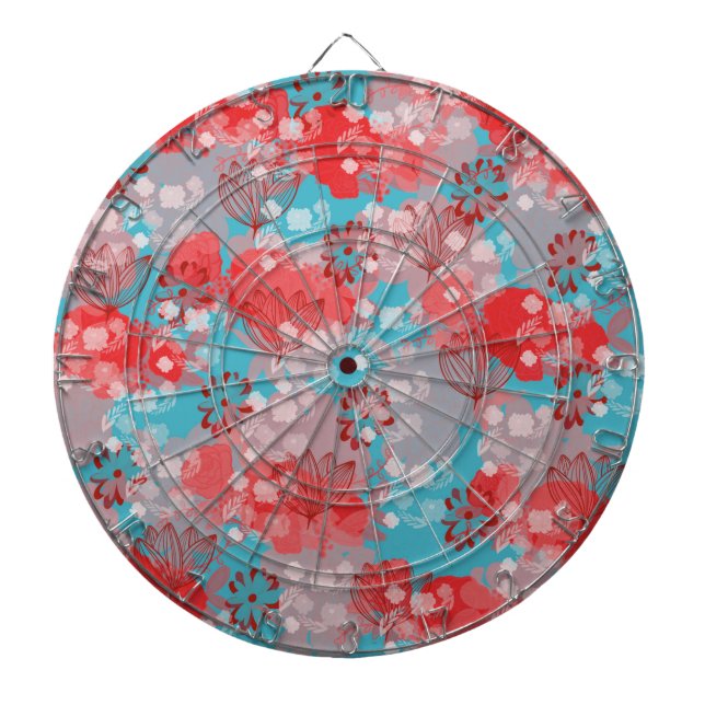 Flowers Dart Board (Front)