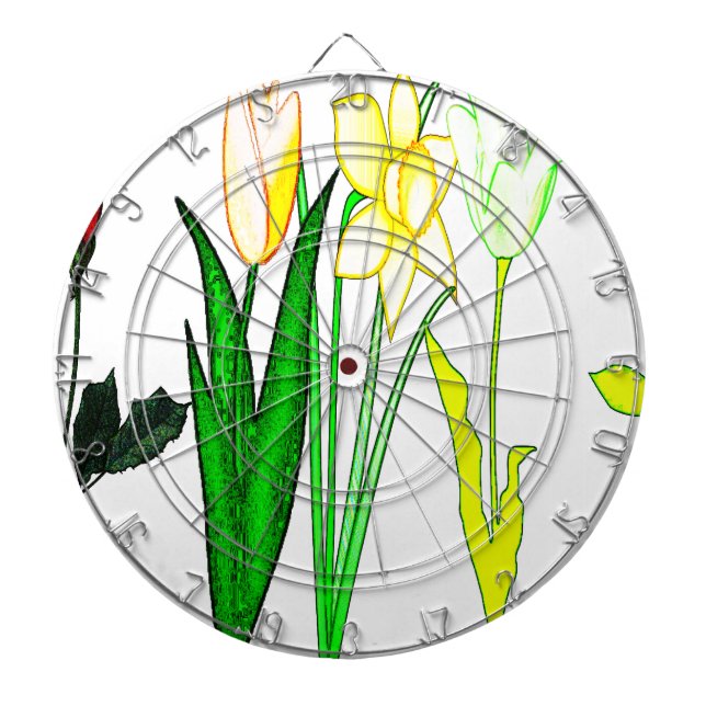 Flowers Dartboard (Front)