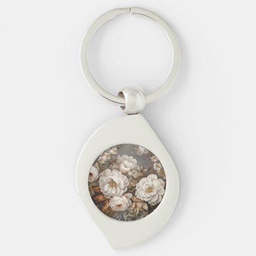 Flowers design keychain