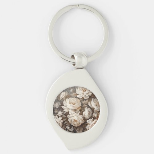 Flowers design keychain