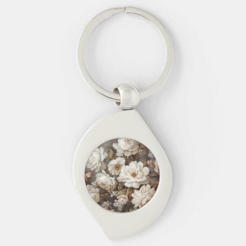 Flowers design keychain