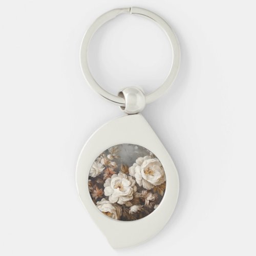 Flowers design keychain