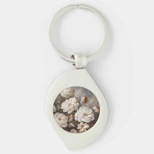 Flowers design keychain