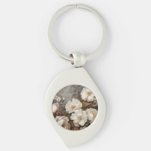 Flowers design keychain