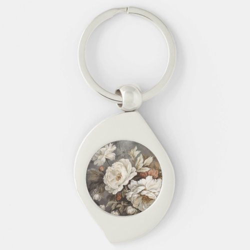 Flowers design keychain