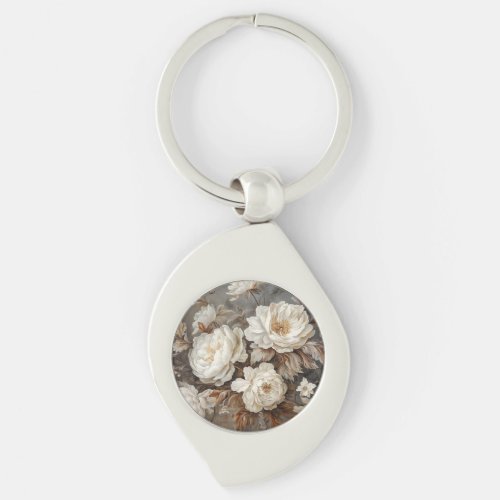 Flowers design keychain