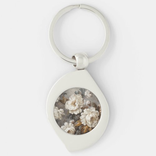 Flowers design keychain