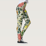Flowers Design of William Morris Seaweed Leggings