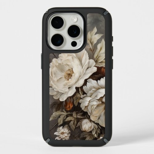 Flowers design iPhone 15 pro case