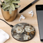 Flowers design wireless charger 