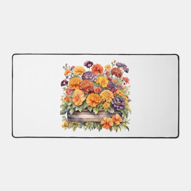 Flowers Desk Mat (Front)