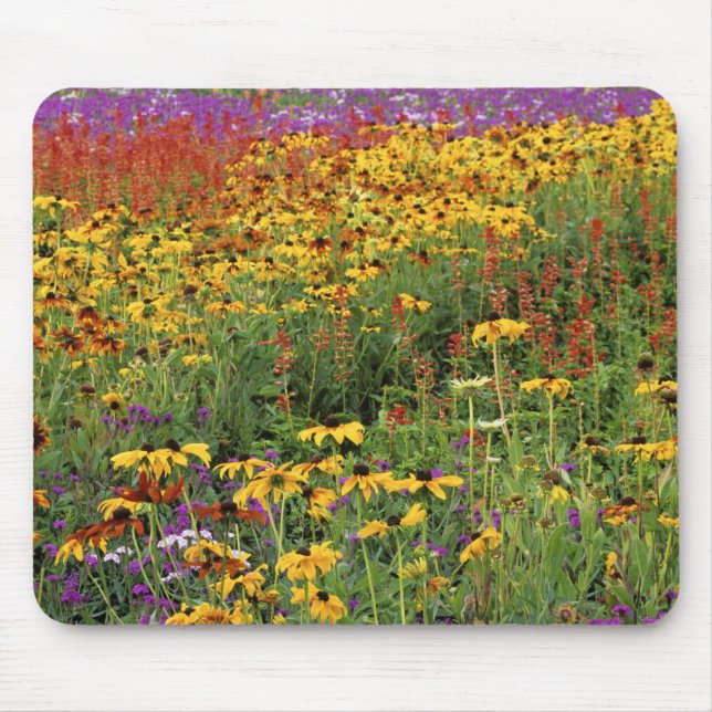 Flowers Display at International Peace Gardens Mouse Pad (Front)