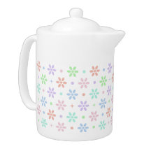Flowers, Dots & Sparkles Teapot