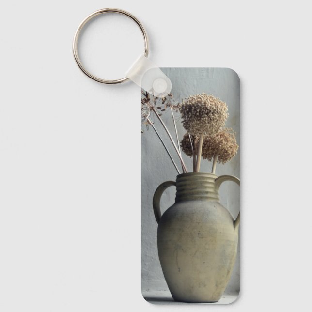 Flowers | Dried Flower Vase Keychain (Front)
