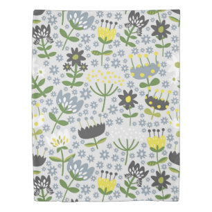 flowers duvet cover