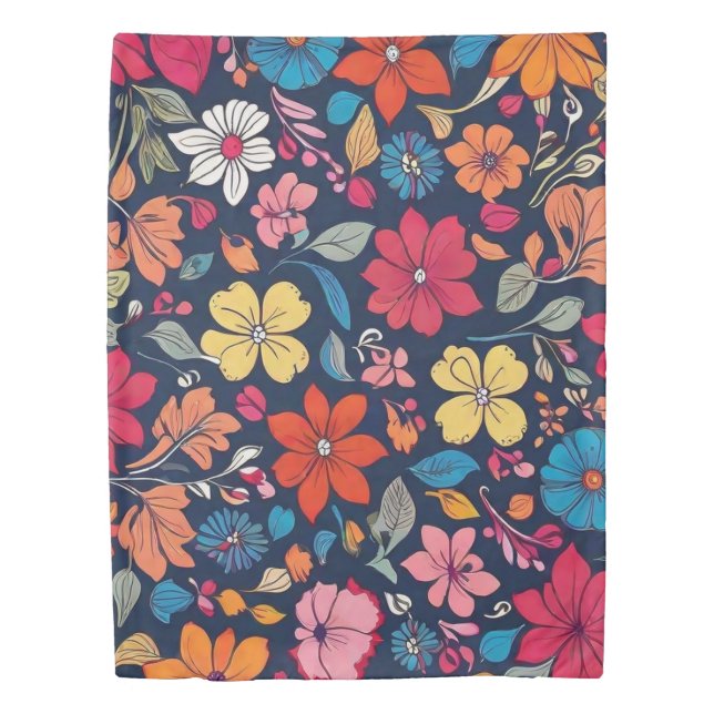 Flowers Duvet Cover (Front)