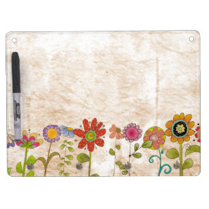 Flowers Erase Board
