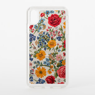 Flowers Everywhere, colorful design, Speck iPhone XS Max Case