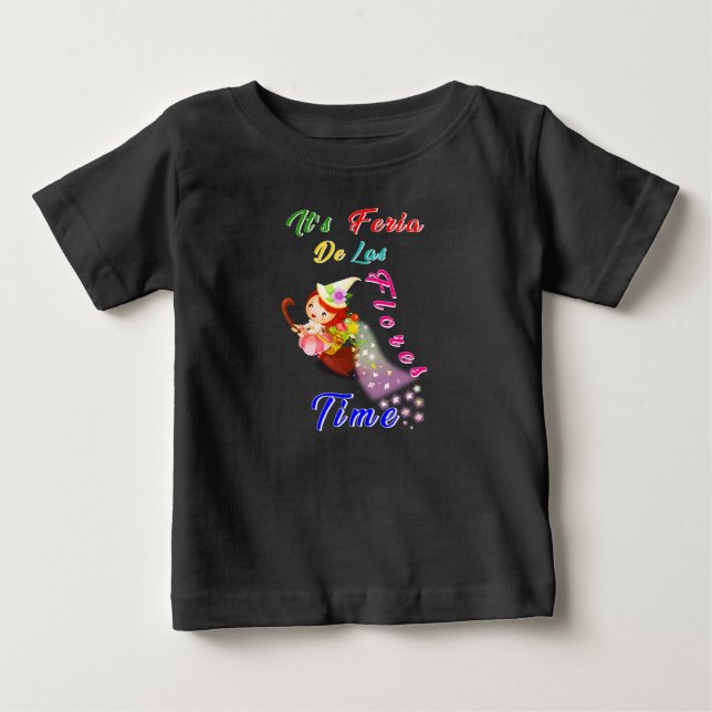 Flowers Festival July Colombia Feria De Las Flores Baby T-Shirt (Front)