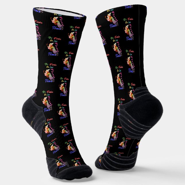 Flowers Festival July Colombia Feria De Las Flores Socks (Angled)