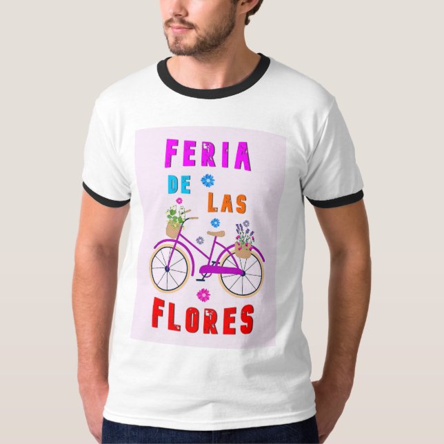 Flowers Festival July Medellin Feria De Las Flores T-Shirt (Front)