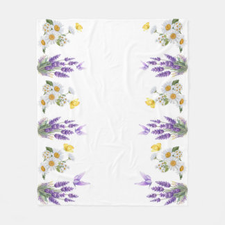 Flowers Fleece Blanket