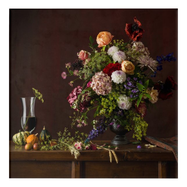 Flowers | Floral Arrangement Acrylic Print (Front)