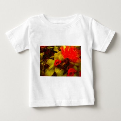 Flowers Floral Art Painting Baby T_Shirt