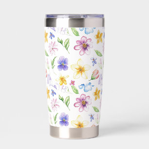 Flowers Floral Pattern Sublimation-95651 Insulated Tumbler
