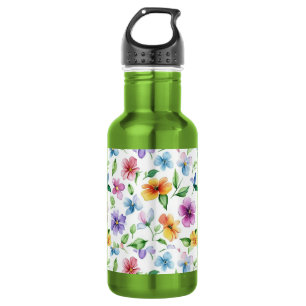 Flowers Floral Pattern Sublimation-95652 Stainless Steel Water Bottle
