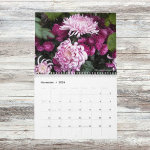 Flowers Floral Photographic Calendar
