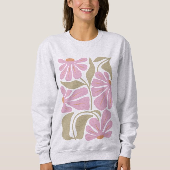 Flowers Flower Florist Floral Market 3 Sweatshirt (Front)